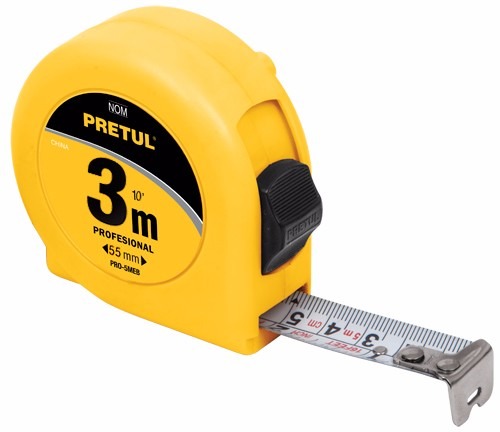 HUINCHA DE MEDIR PRETUL 03MT 21607